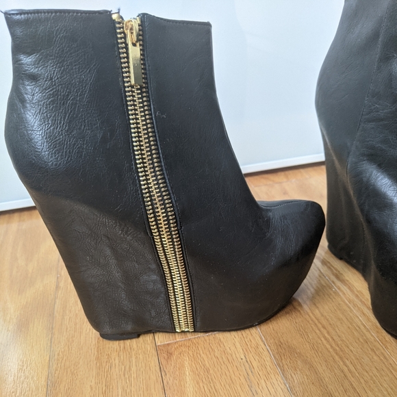 Black platform bottie - Picture 6 of 7